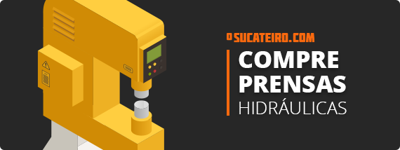Compre prensas hidráulicas no OSucateiro.com